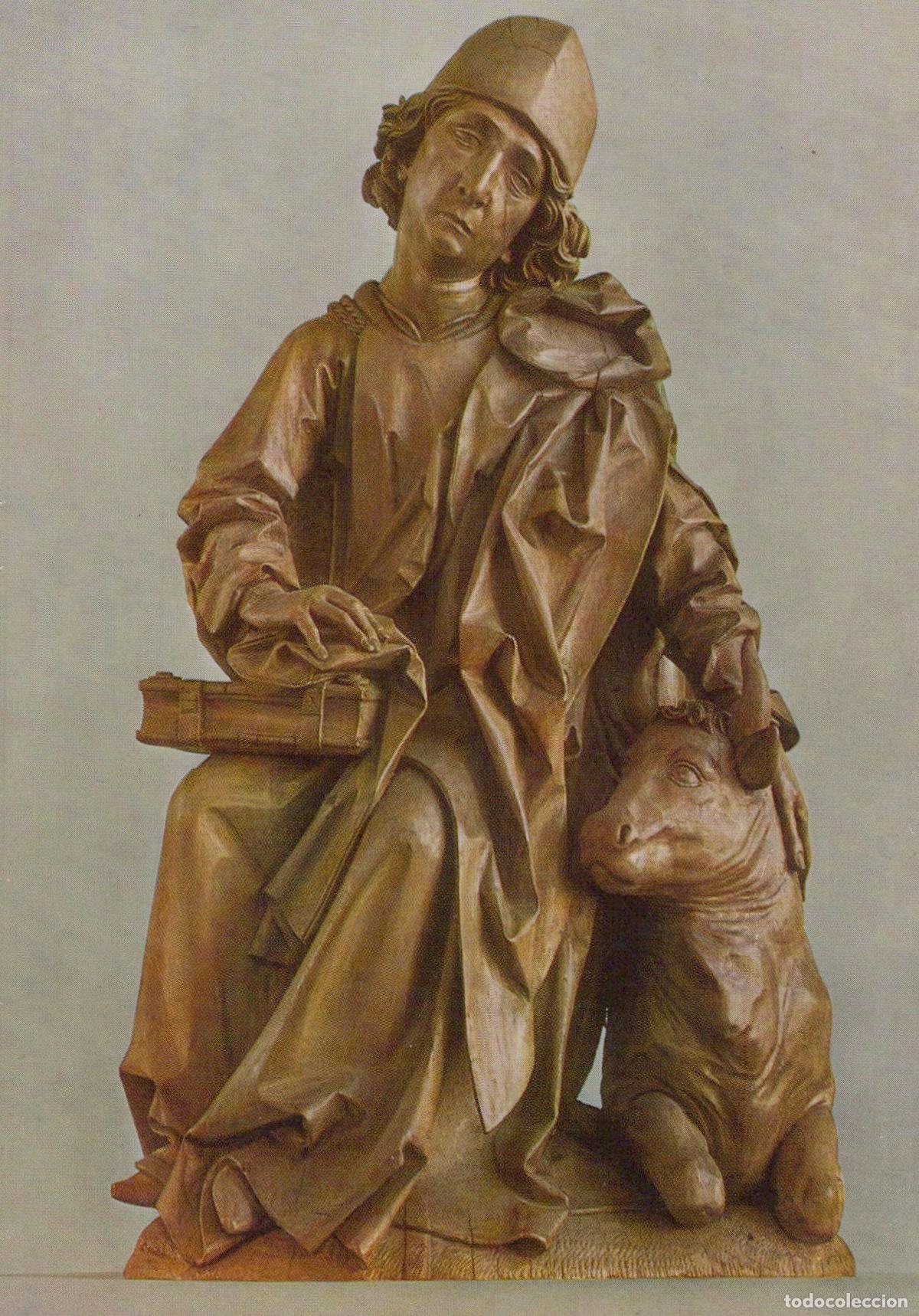 Postales: Germany Berlin Tilman Riemenschneider Evangelist Lukas Wood Unposted *YAS439
