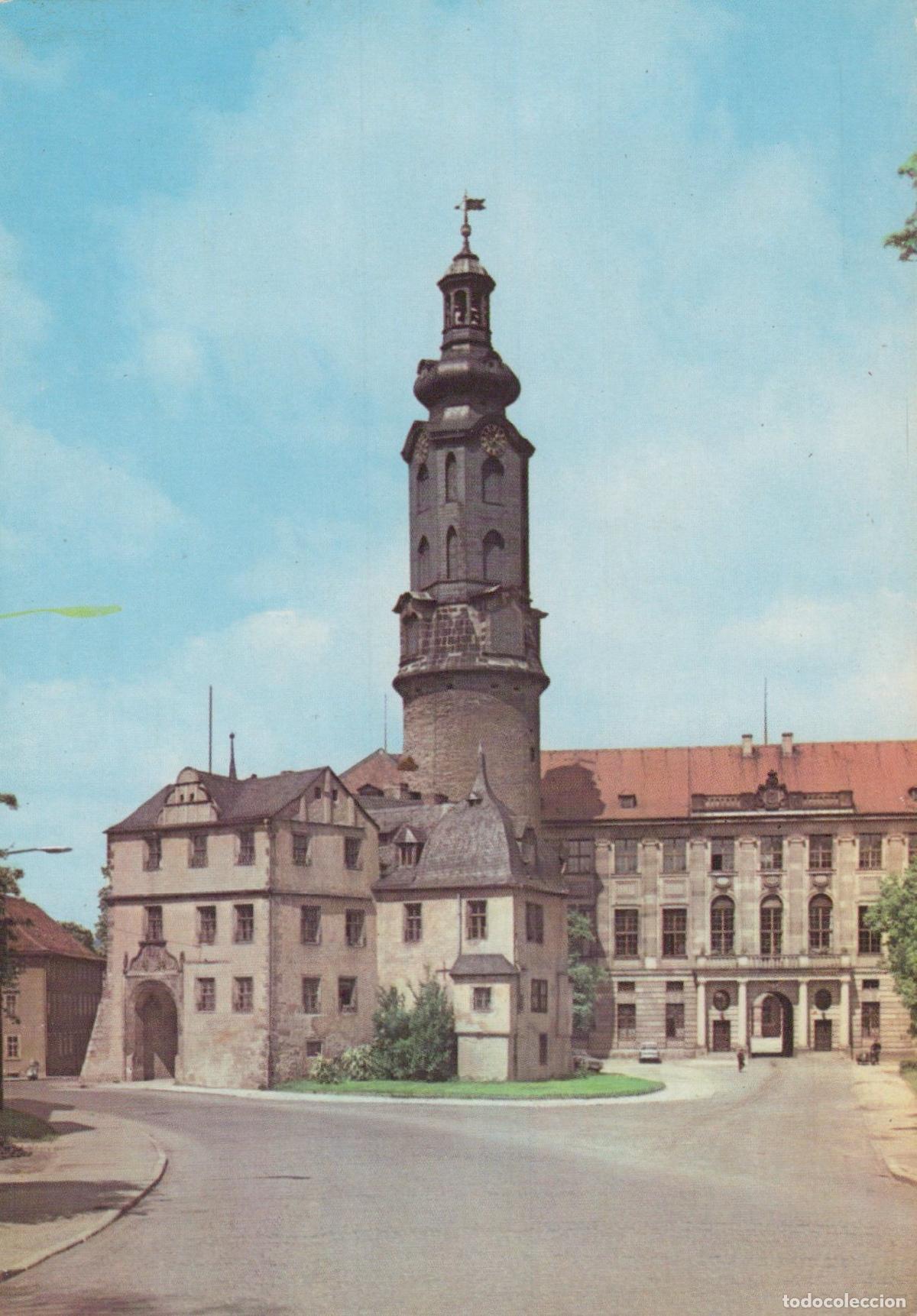 Cartes Postales: Germany Weimar Castle Historic Architecture Palace Tower View Unposted *YAS474