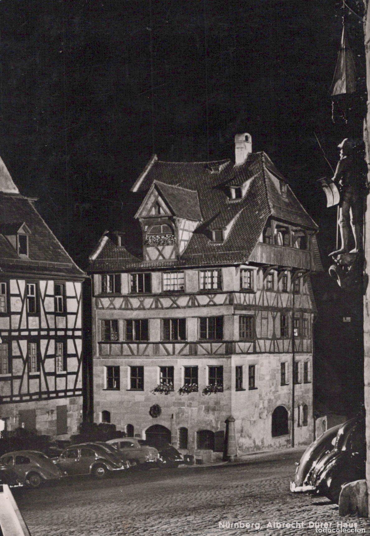 Postkarten: Germany Nuremberg Albrecht D&uuml;rer House Historic Architecture Night View *YAS391