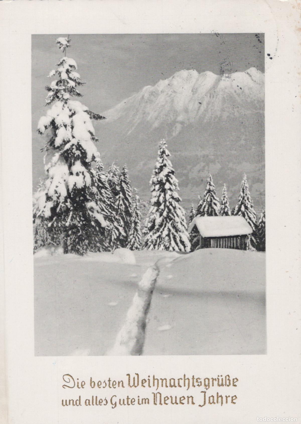 Postcards: Germany Winter Landscape Snowy Mountain Forest Cabin Christmas New Year *YAS396