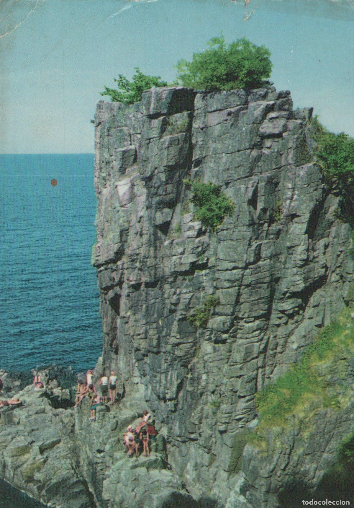 Cartes Postales: Denmark R&oslash;nne Heiligtomsklippen the Sanctuary Cliff People Swimming *YAS421