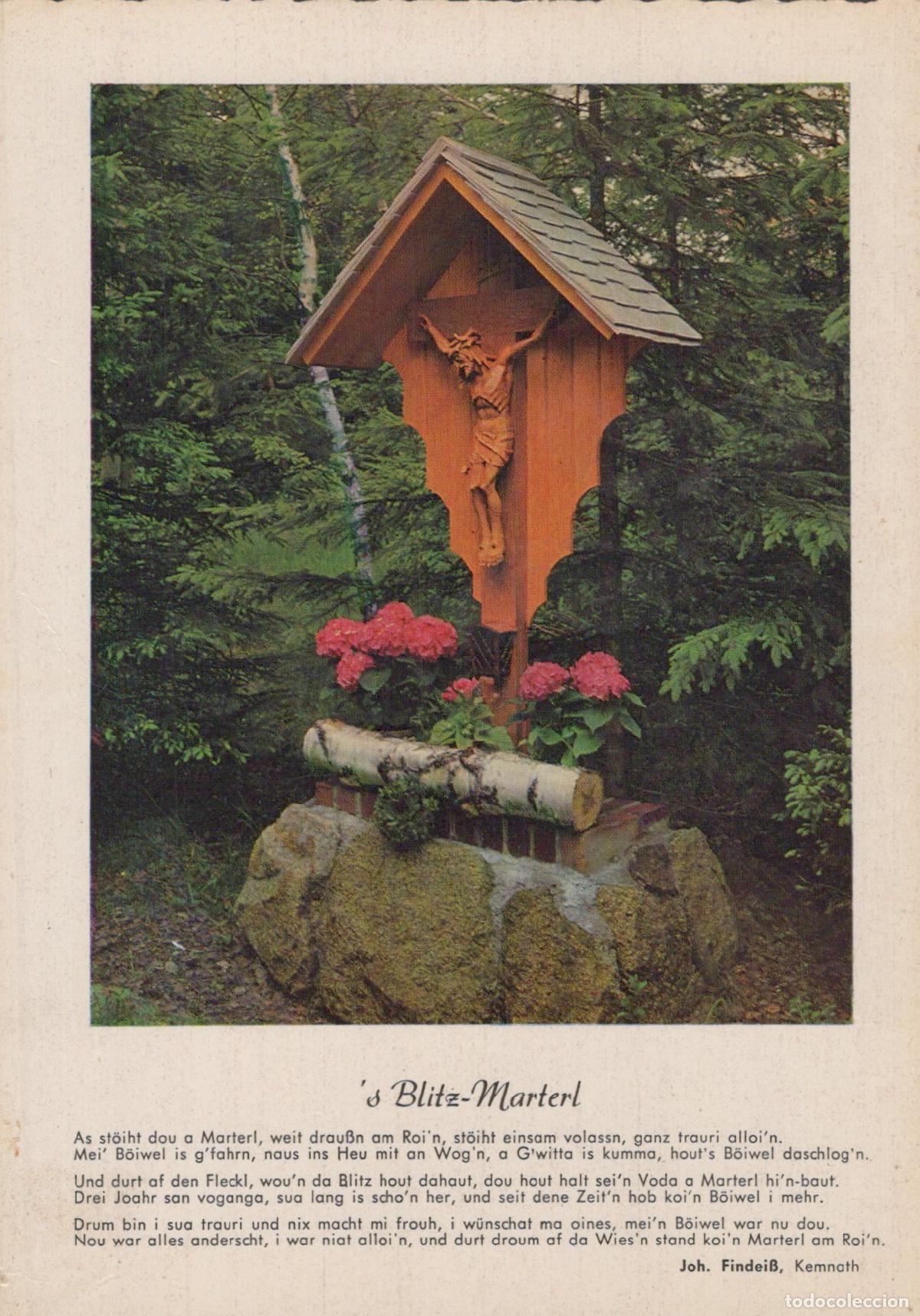 Postcards: Germany Kemnath S Blitz Marterl Wayside Shrine Religious Folk Unposted *YAS431