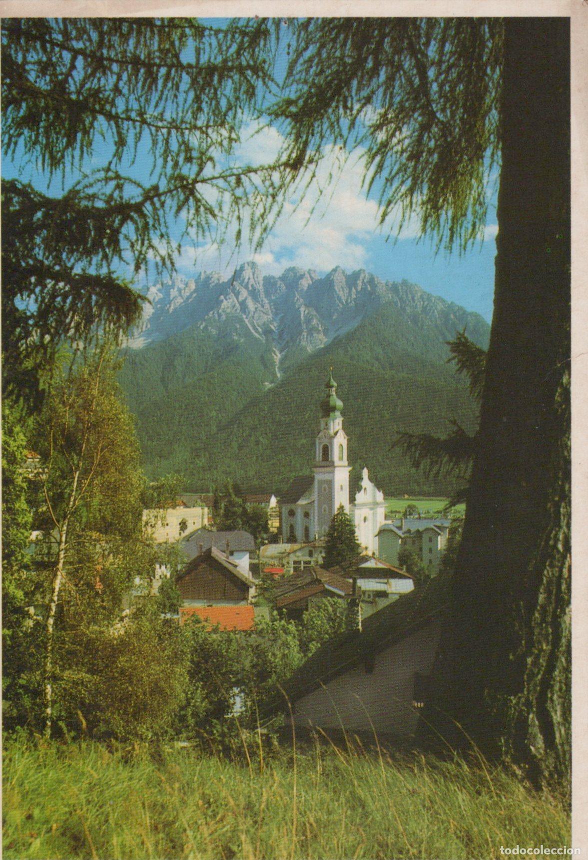 Cartes Postales: Italy Toblach Dolomites Village Church Mountain Landscape *YAS436
