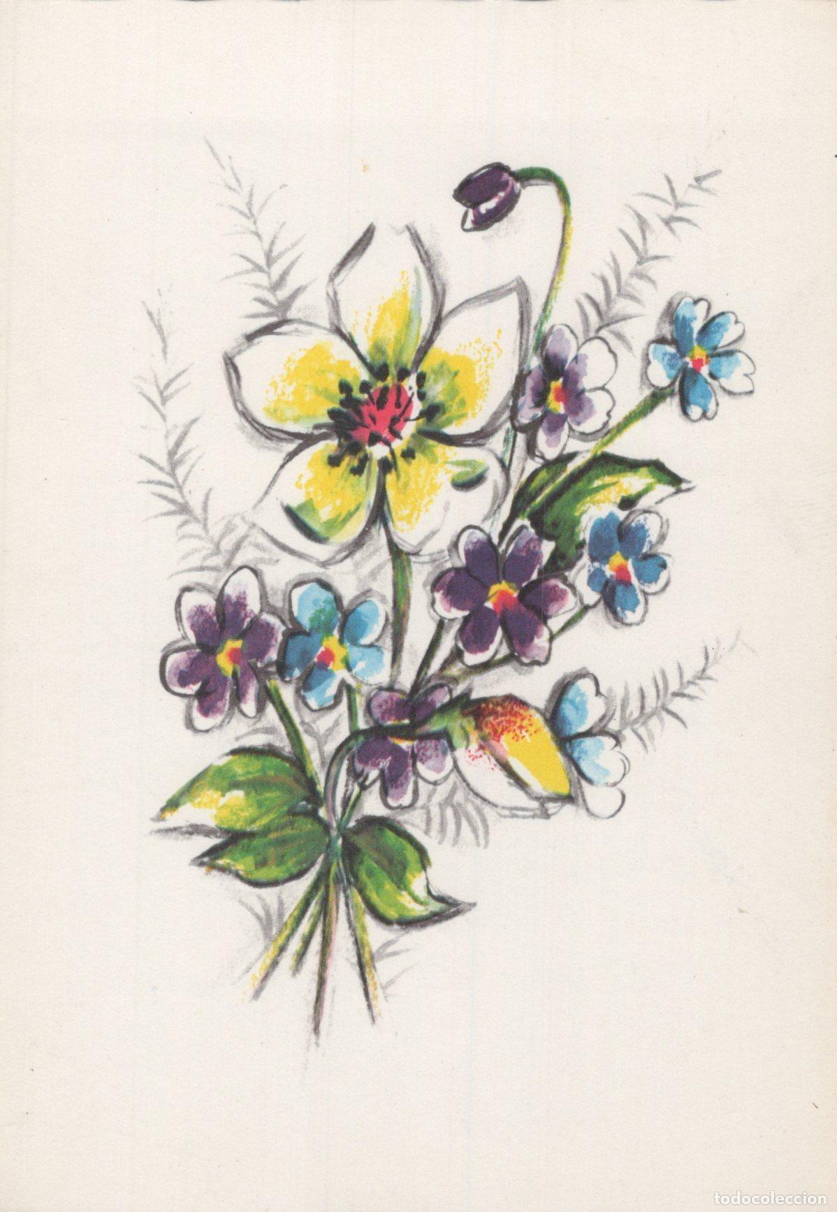 Postcards: Floral Bouquet Greeting Card *YAS461