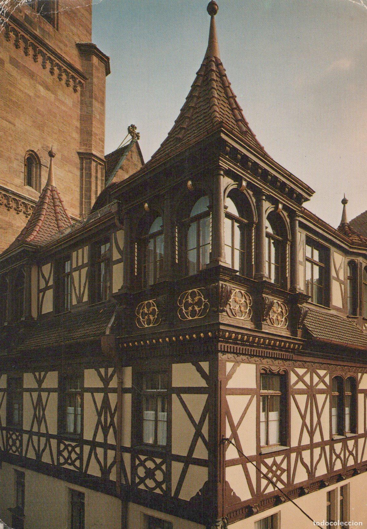 Postales: Germany Schwabach Rathaus Northwest Bay Window Historic Unposted *YAS599