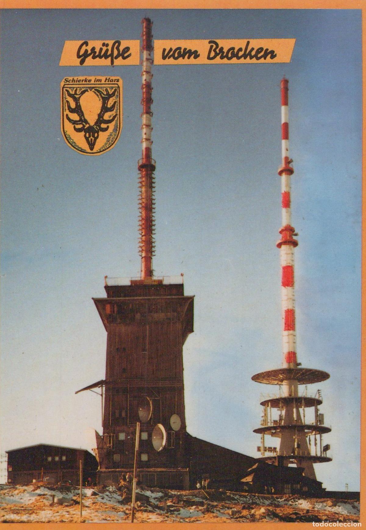 Postkarten: Germany Schierke Brocken Mountain Harz TV Tower Antenna IM Harz Unposted *YAS511