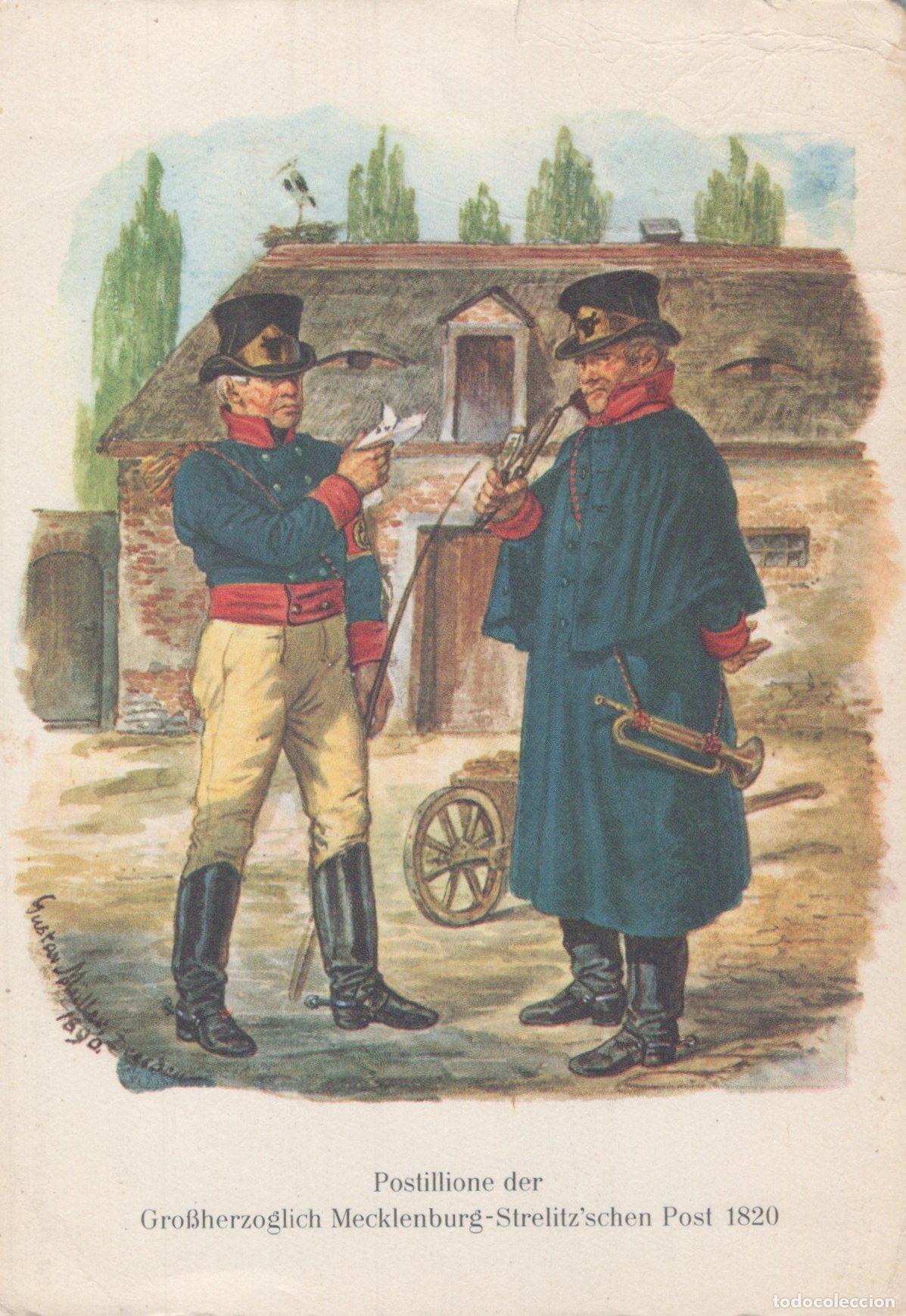 Postcards: Germany Hanover Postillions of the Grand Duchy of Mecklenburg Strelitz *YAS650