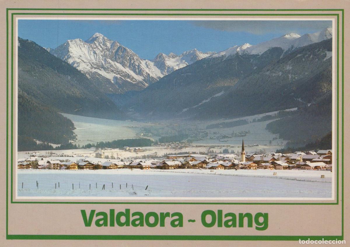 Postales: Italy Valdaora Olang Winter Village Landscape Italian Alps Snow *YAS690