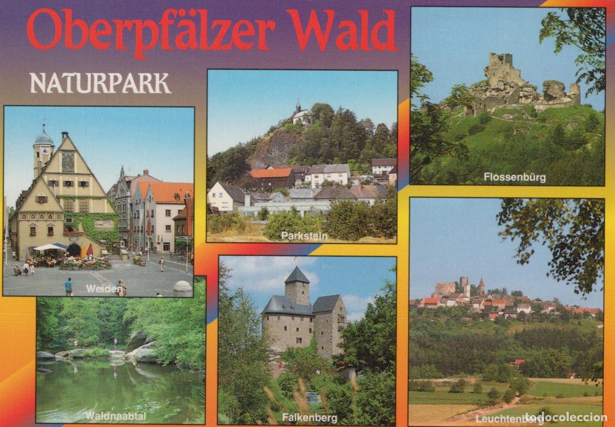 Postcards: Germany Weiden Oberpf&auml;lzer Wald Naturpark Flossenb&uuml;rg Parkstein *YAS720