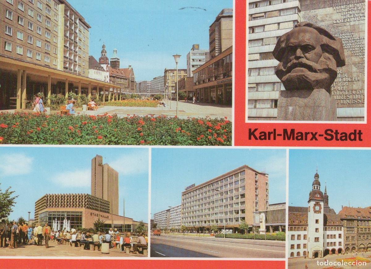 Postales: Germany Chemnitz Karl Marx Stadt City Views Karl Marx Monument Rathaus *YAS755