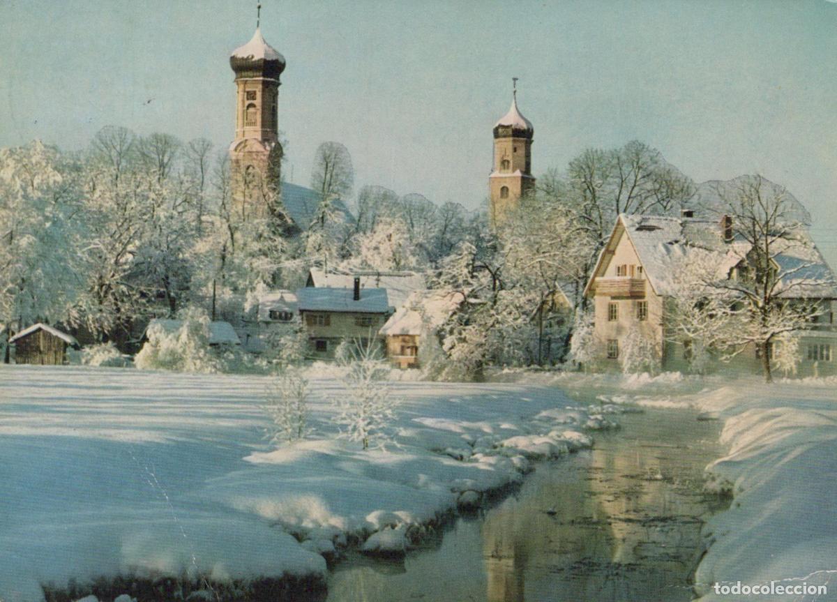 Postales: Germany Isny IM Allg&auml;u Winter Landscape With Snow Covered Village and *YAS765