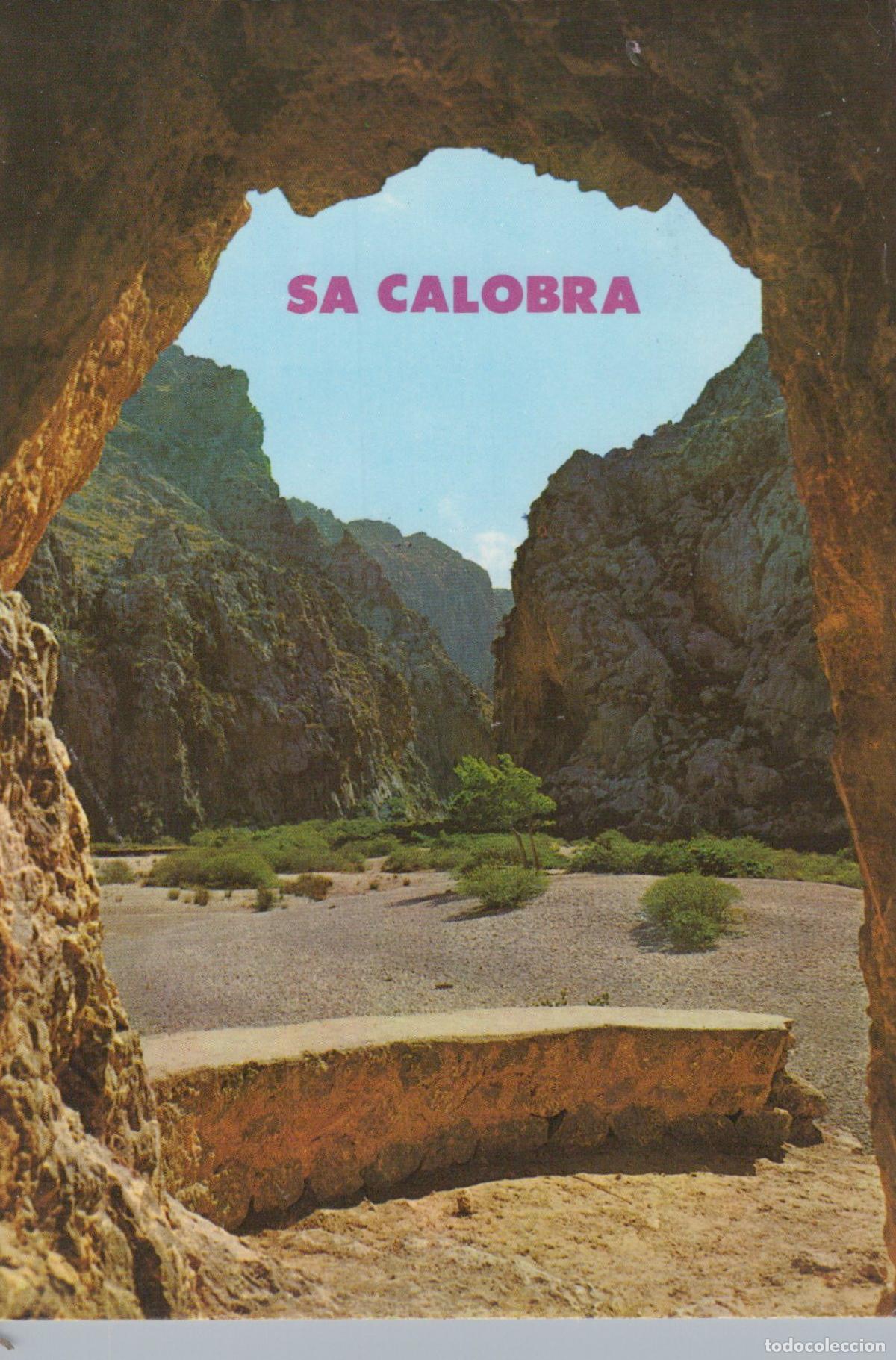 Postcards: Spain Sa Calobra View From Cave Entrance To Canyon Landscape *YAS652