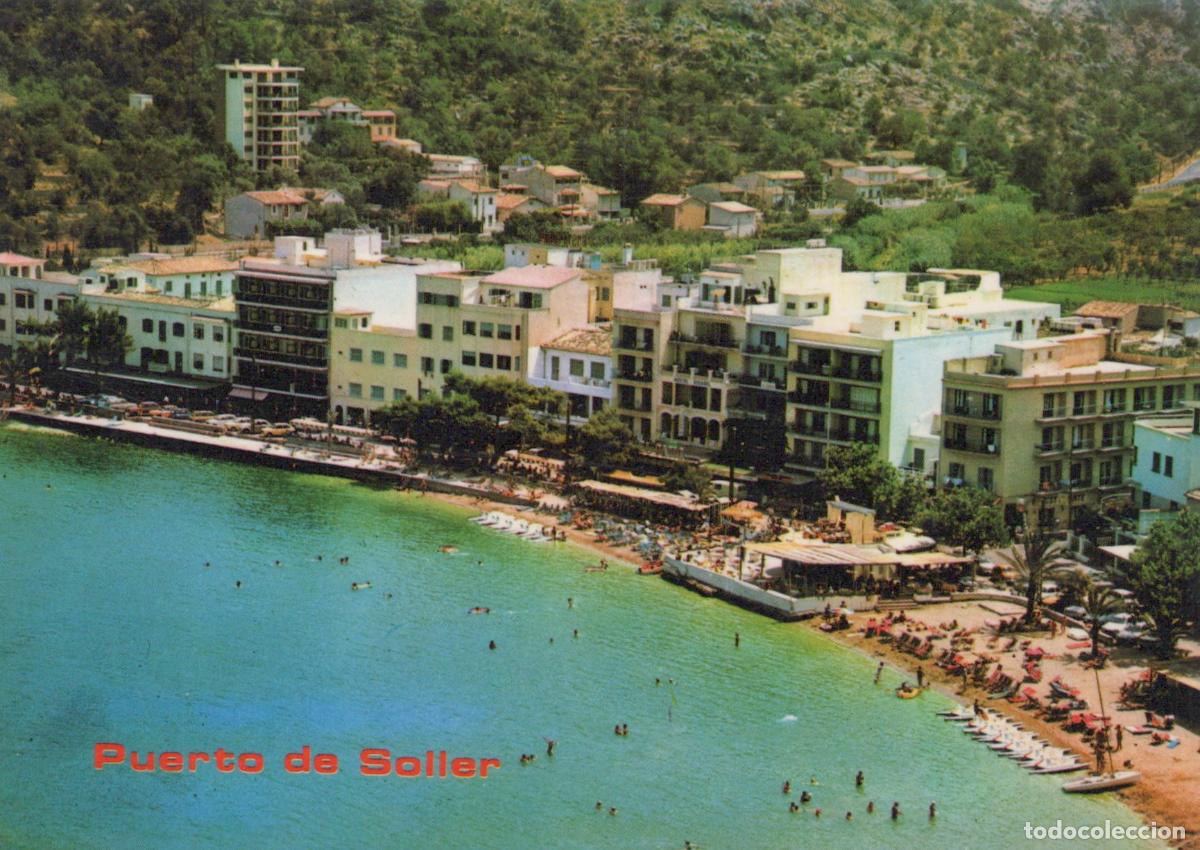 Postkarten: Spain Puerto de Soller Coastal Town Beach Landscape *YAS692