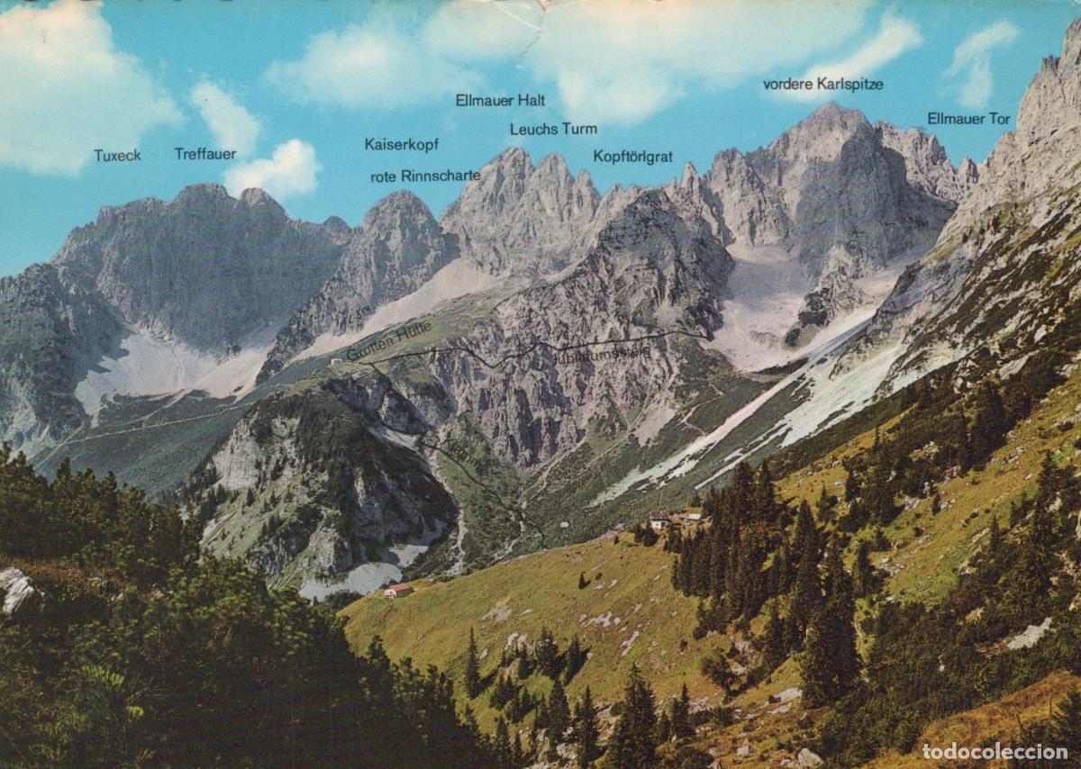 Postcards: Austria Ellmau Gruttenh&uuml;tte Wilder Kaiser Mountains Alpine Landscape *YAS697