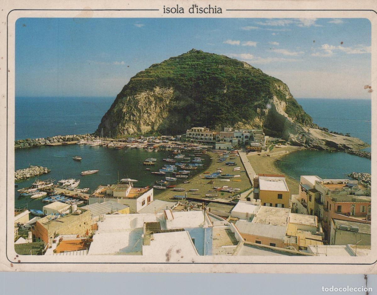 Postcards: Italy Ischia Isola D Sant Angelo Coastal Village and Harbor View *YAS877