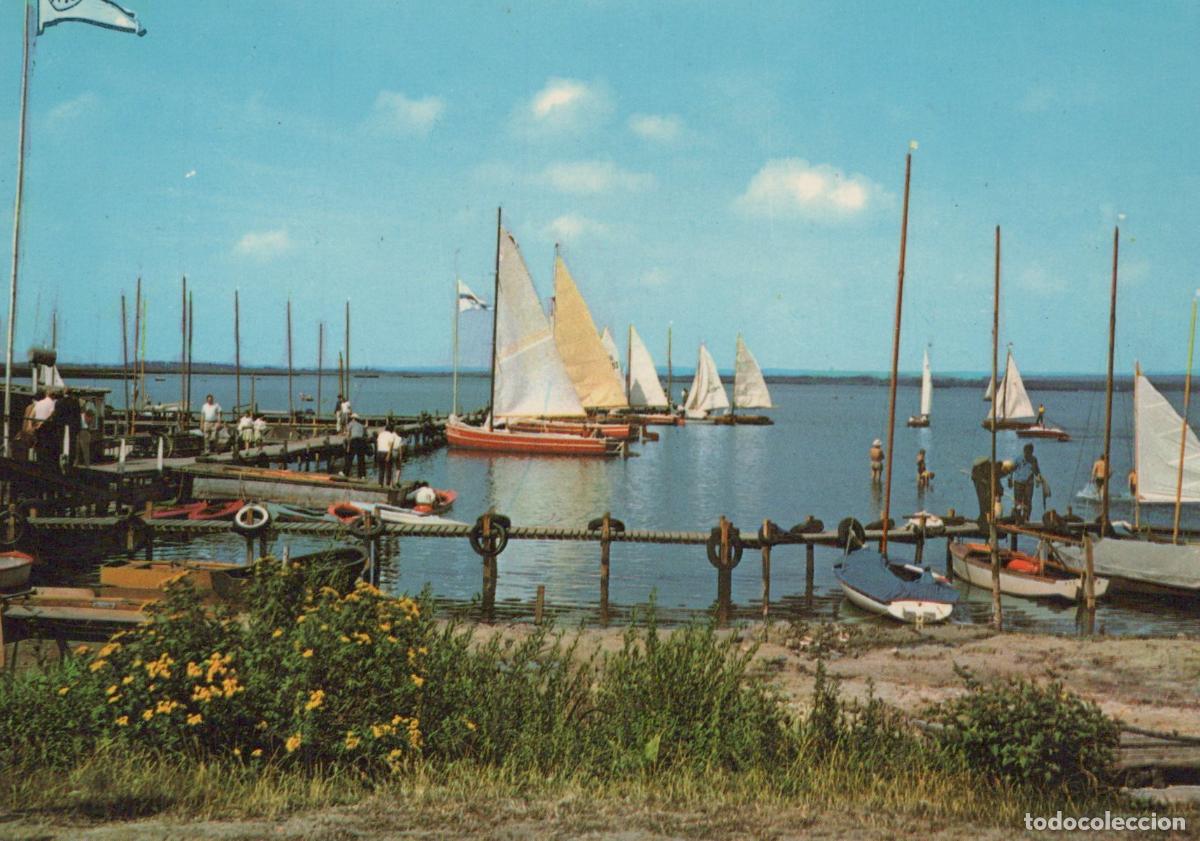 Postcards: Germany D&uuml;mmersee Lake Sailboats and Pier Summer Scene Unposted *YAS772