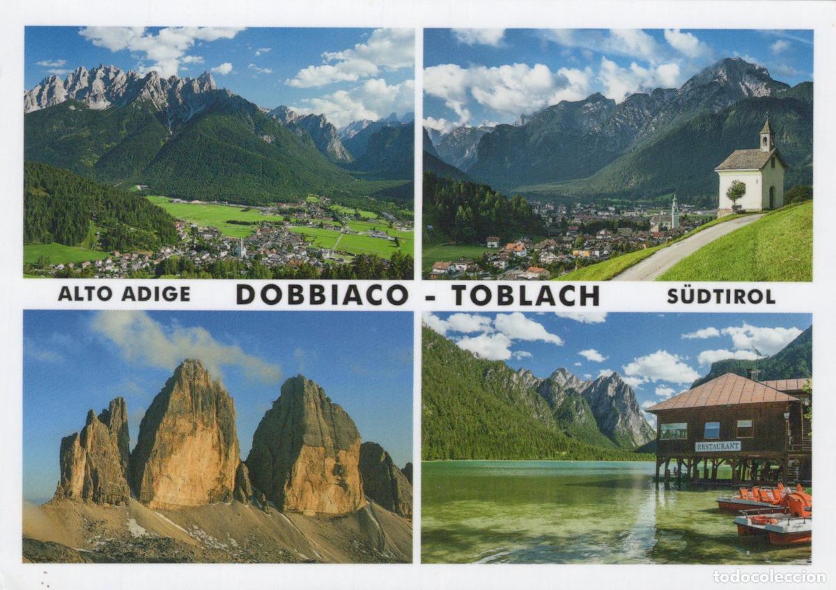 Cartes Postales: Italy Dobbiaco Alto Adige Toblach S&uuml;dtirol Multi View Mountains Lake *YAS897