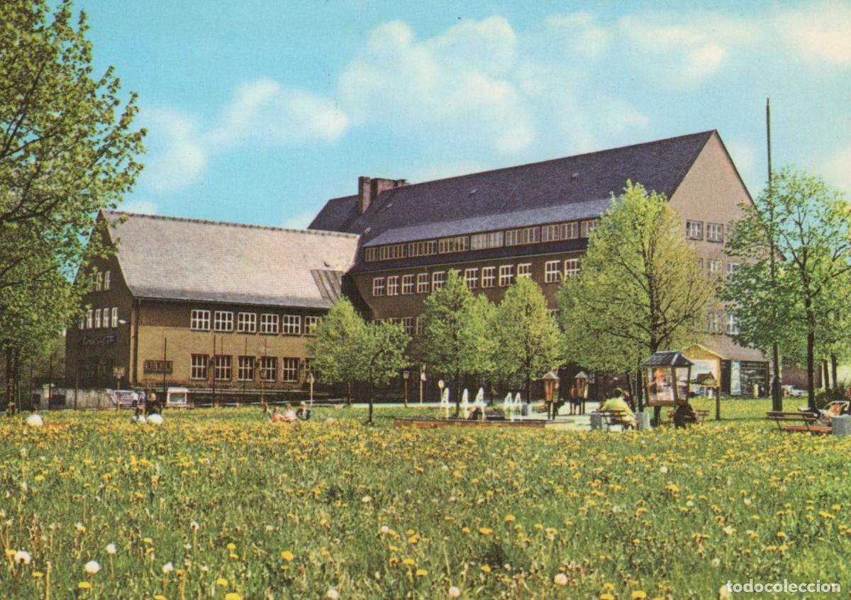 Postcards: Germany Johanngeorgenstadt Platz des Bergmanns Wismut Handel Kaufhaus *YAS807