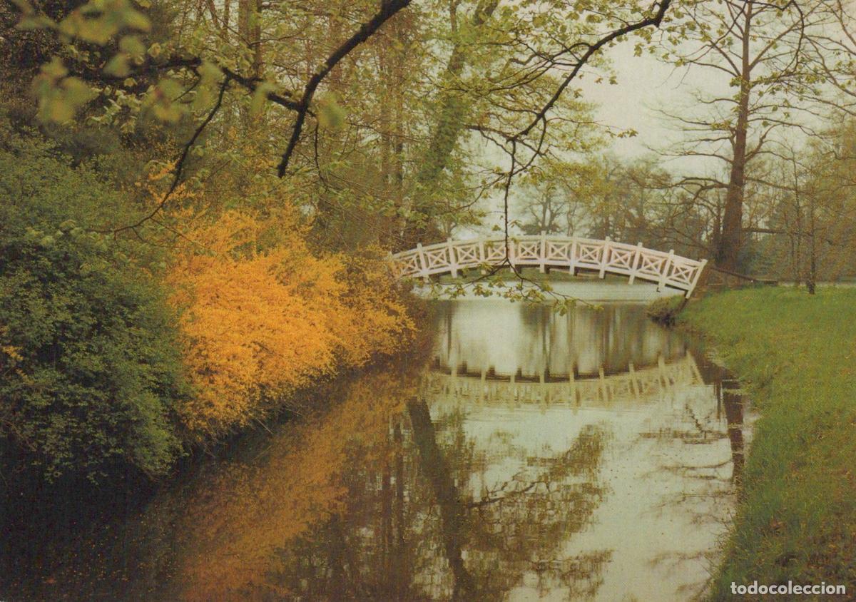 Postkarten: Germany W&ouml;rlitz Oranienbaum Luisium White Bridge 1773 Landscape Unposted *YAS927