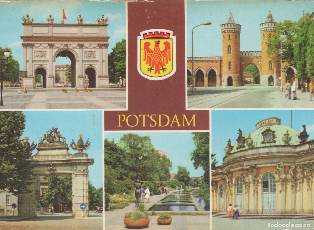 Cartes Postales: Germany Potsdam Collage Gate Nauen Gate Sanssouci Palace Park *YAS979