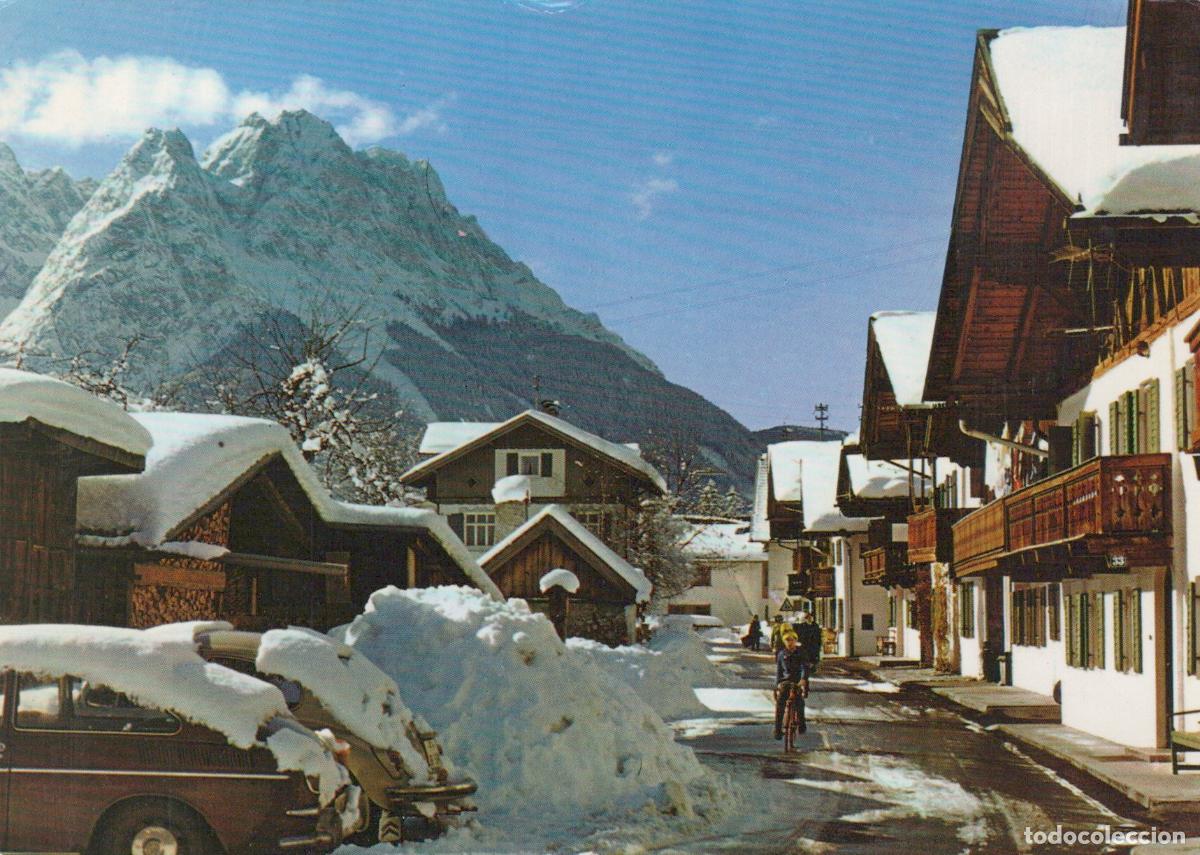 Postais: Germany Garmisch Partenkirchen Winter Street Scene With Snow and *YAS984
