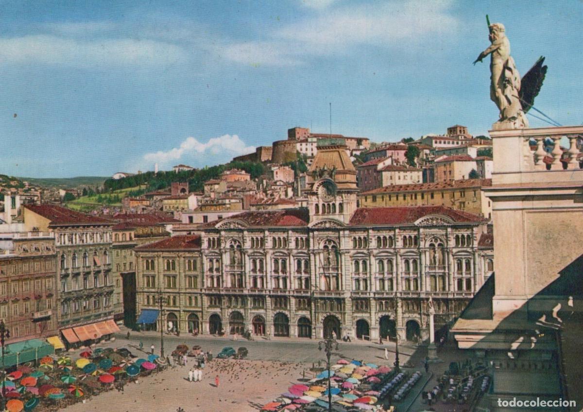 Postais: Italy Trieste Piazza Unit&agrave; D Italia City Square With Real Photo Unposted *YAS994