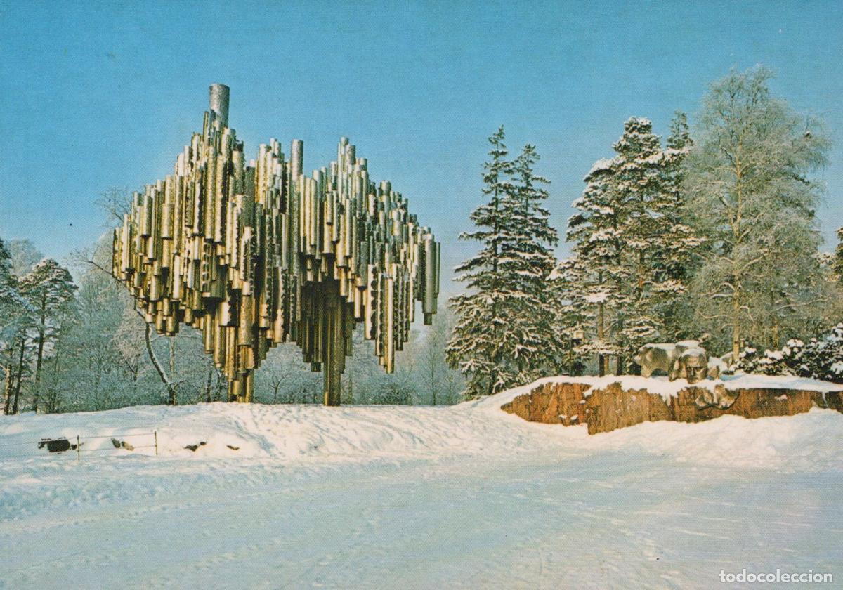 Postais: Finland Helsinki Sibelius Monument Eila Hiltunen Winter Snow Unposted *YAR011