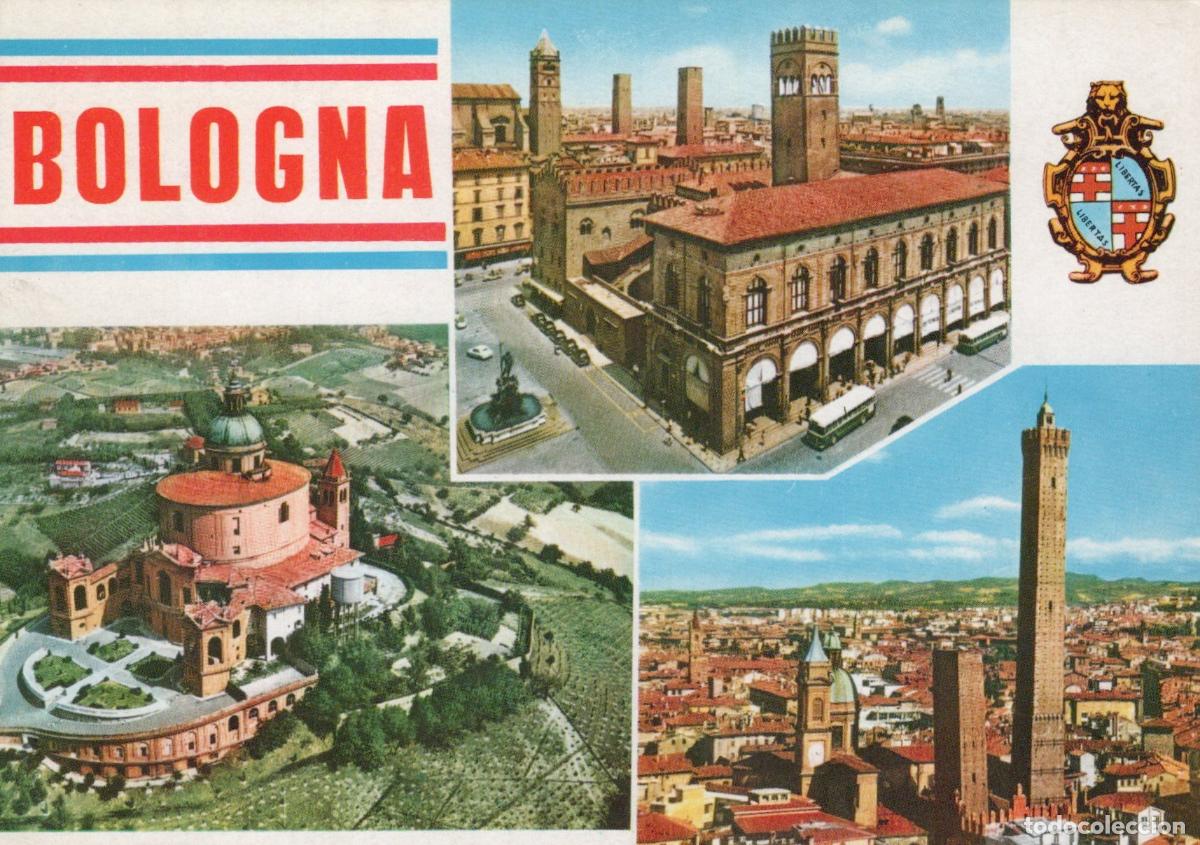 Postais: Italy Bologna City Views San Luca Sanctuary Asinelli Tower Unposted *YAR003
