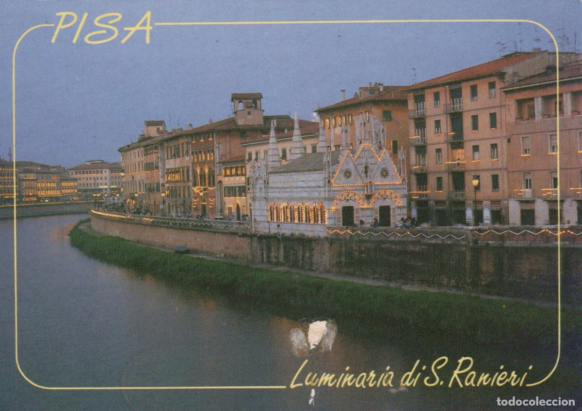 Postais: Italy Pisa Luminaria DI S Ranieri Illuminated Church On Arno Unposted *YAR024