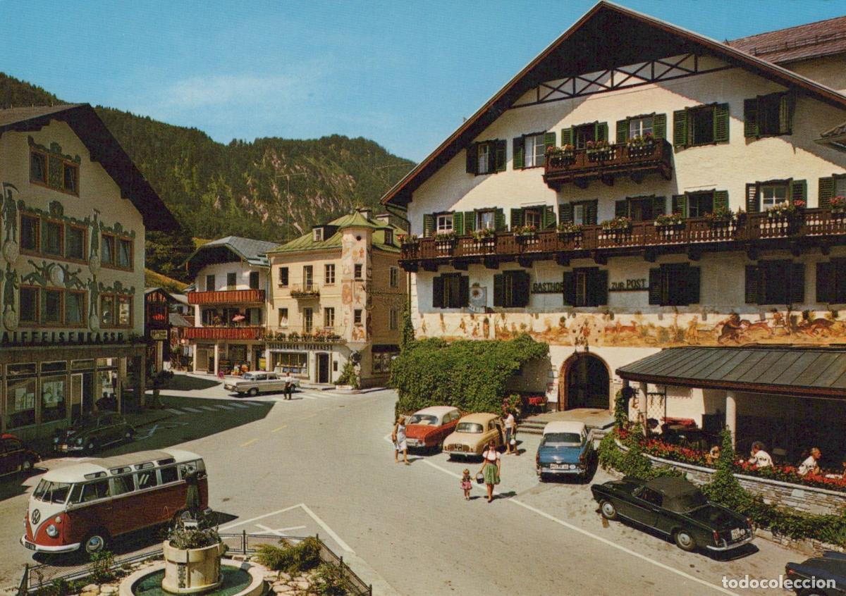 Postais: Austria St Gilgen Wolfgangsee Mozartbrunnen Alpine Village Unposted *YAR036