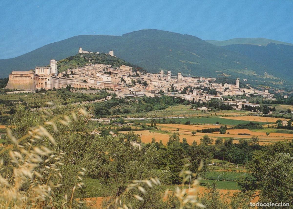 Postais: Italy Assisi Panorama Hilltop Town Landscape Fields Unposted *YAR038