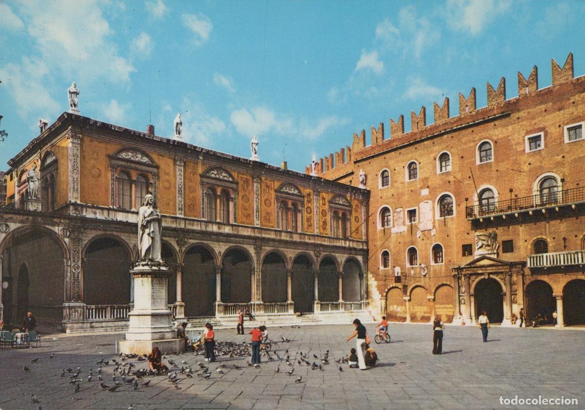 Postkarten: Italy Verona Piazza Dei Signori Loggia Fra Giocondo Square Unposted *YAR051