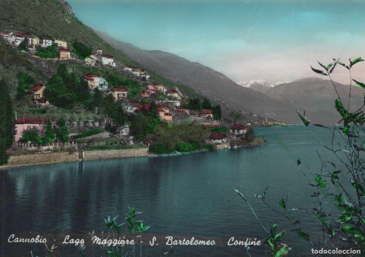 Postais: Italy Cannobio Lake Maggiore S Bartolomeo Confine Real Photo Unposted *YAR053
