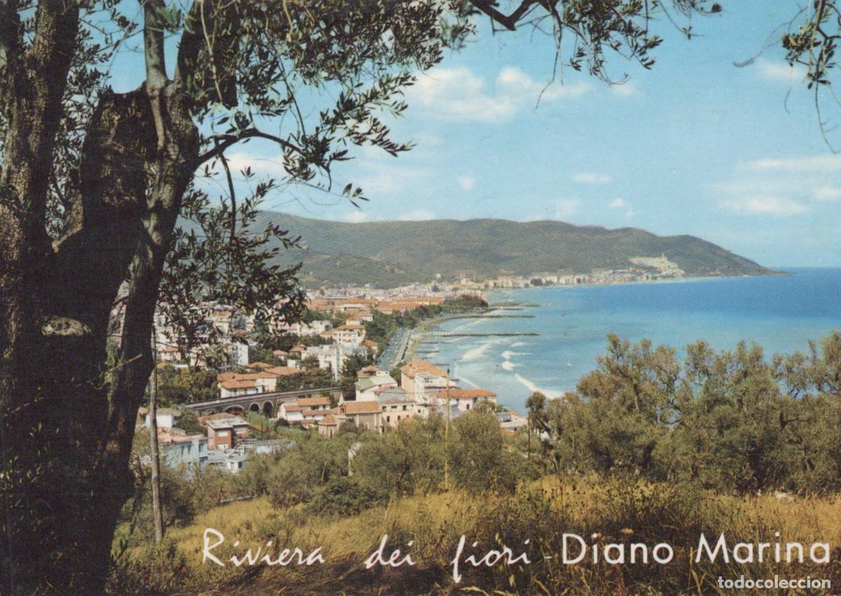 Postkarten: Italy Diano Marina Riviera Dei Fiori Coastal Town Panorama View *YAR088