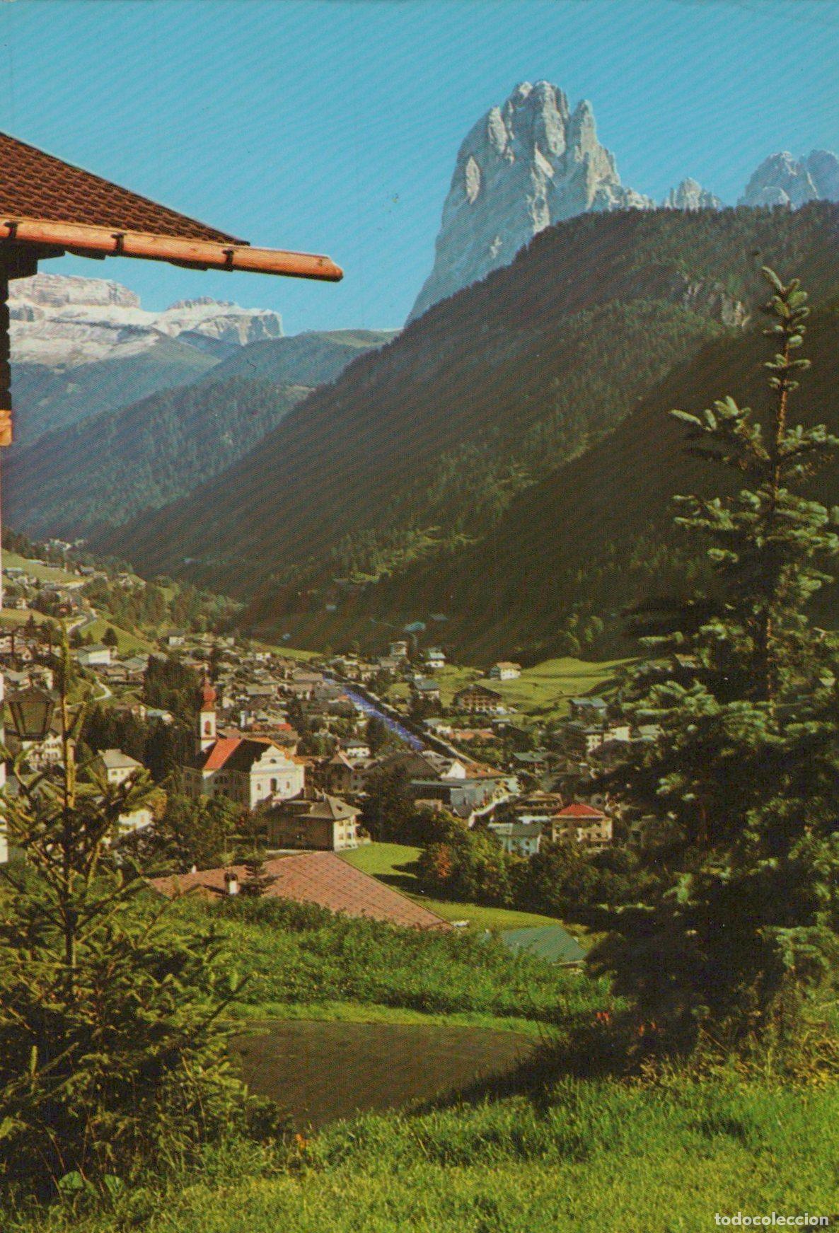 Postkarten: Italy Ortisei Val Gardena Dolomites Mountain Village Landscape *YAR131