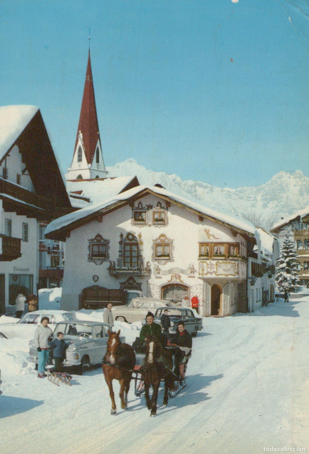 Postkarten: Austria Seefeld In Winter Scene With Horse Drawn Sleigh *YAR141