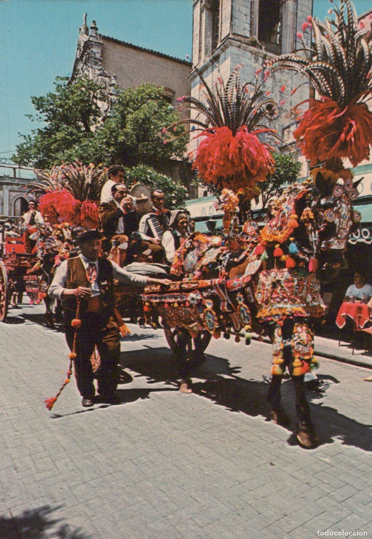 Postkarten: Italy Taormina Sicily Traditional Sicilian Cart Parade Festival Street *YAR138