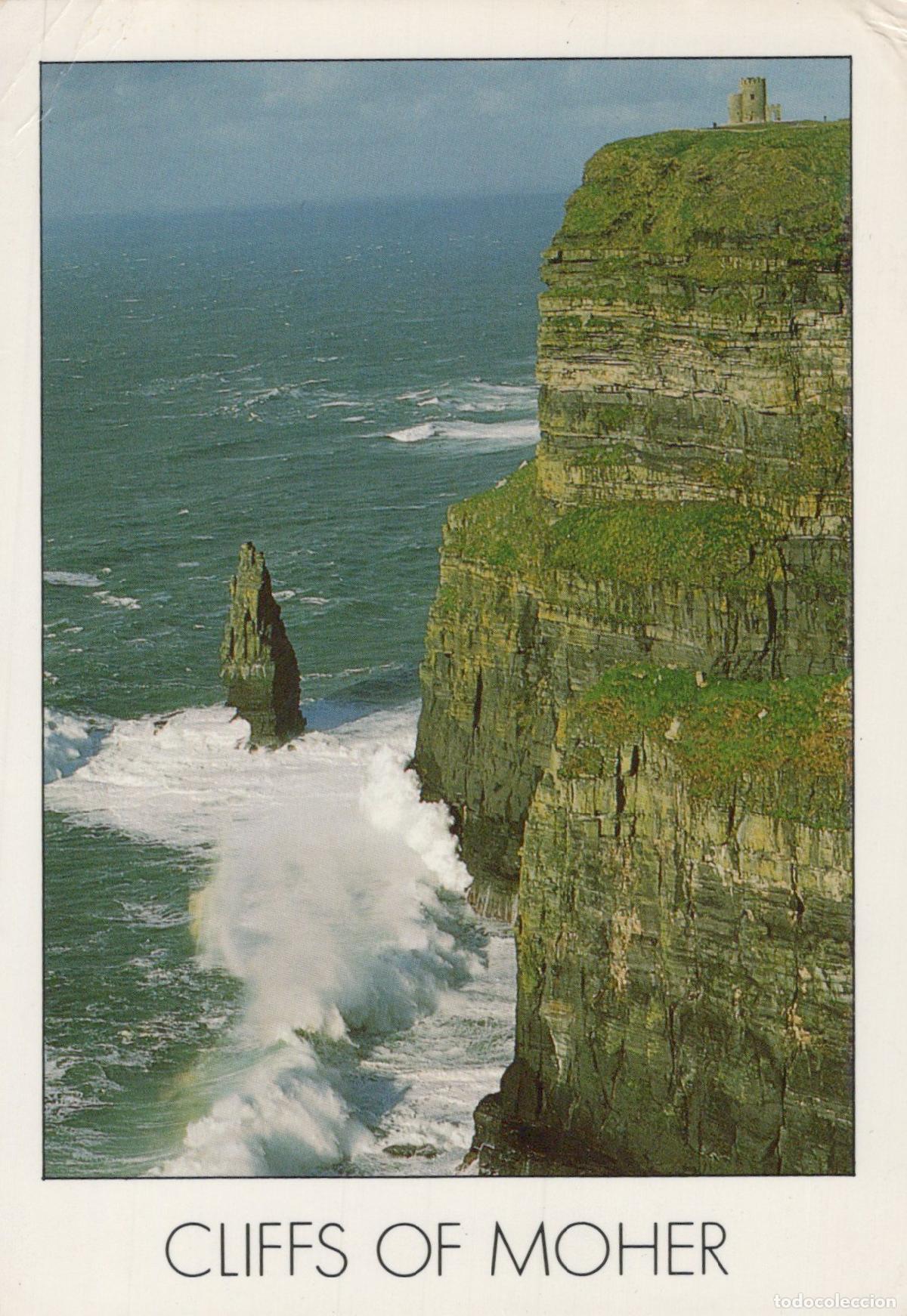 Postkarten: Ireland Cliffs of Moher O Brien S Tower Atlantic Ocean *YAR143