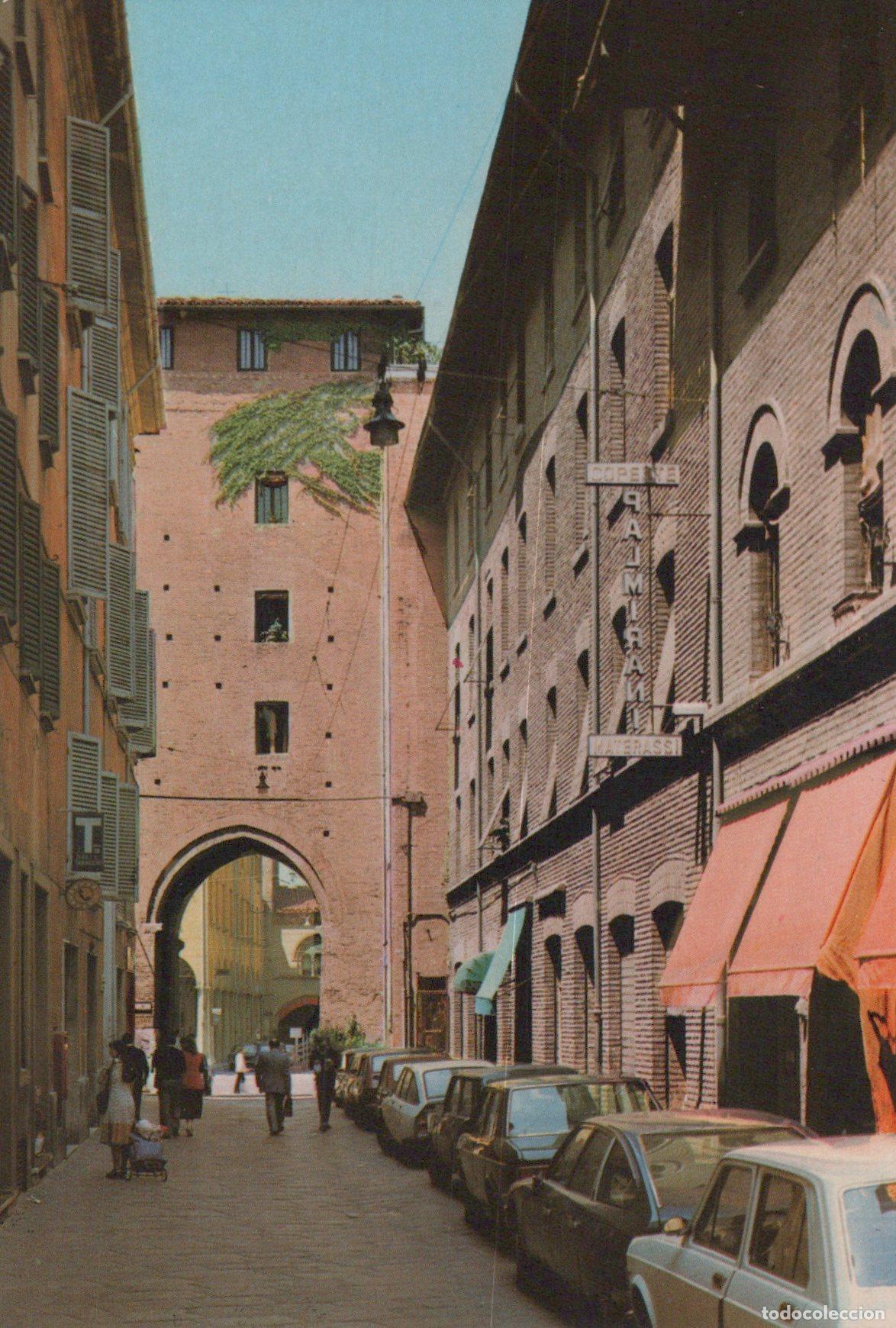 Postkarten: Italy Bologna Porta Nova New Gate City Wall Street Scene Unposted *YAR186