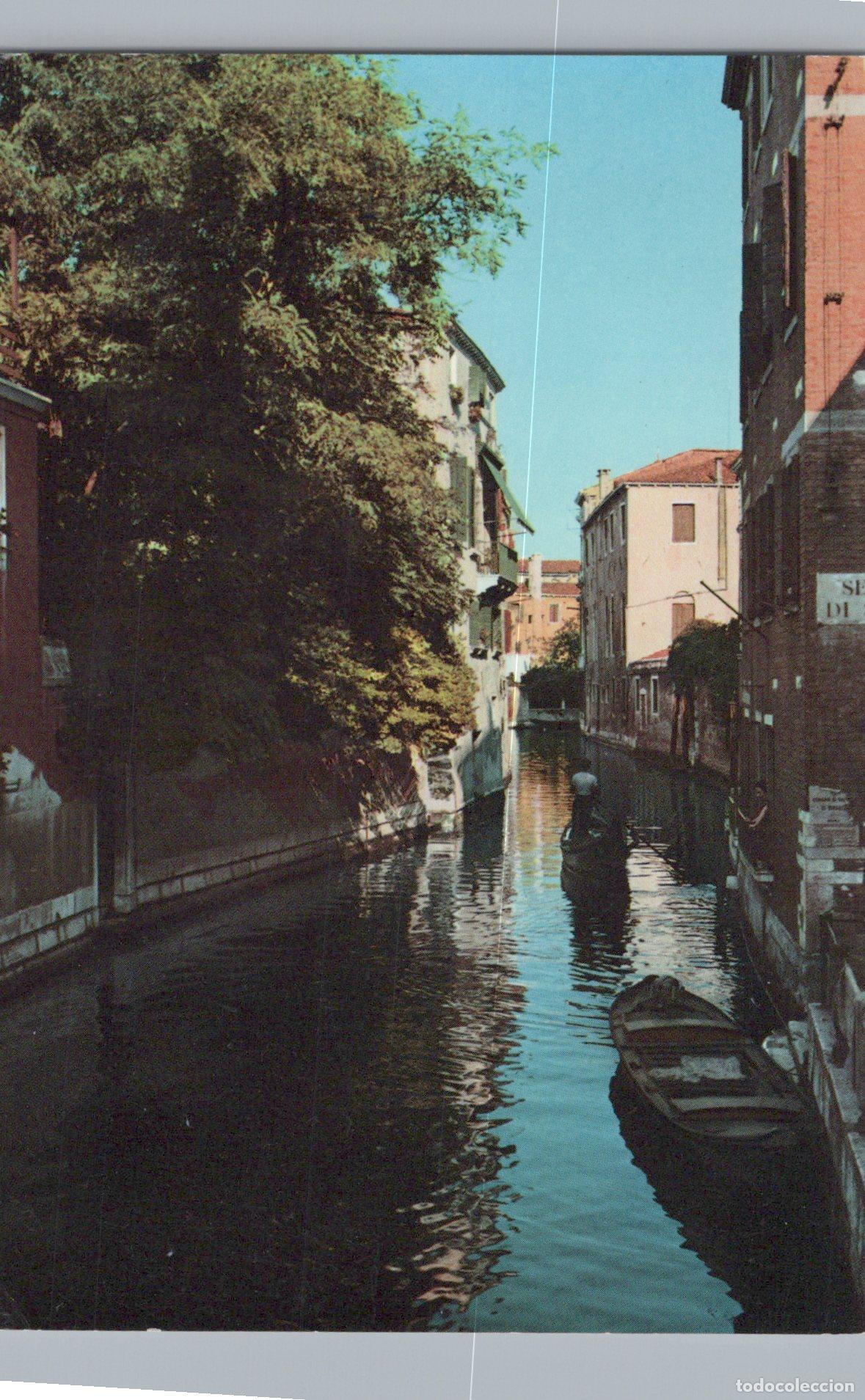 Postkarten: Italy Venice Rio S Polo Canal Gondola Boats Architecture Unposted *YAR178