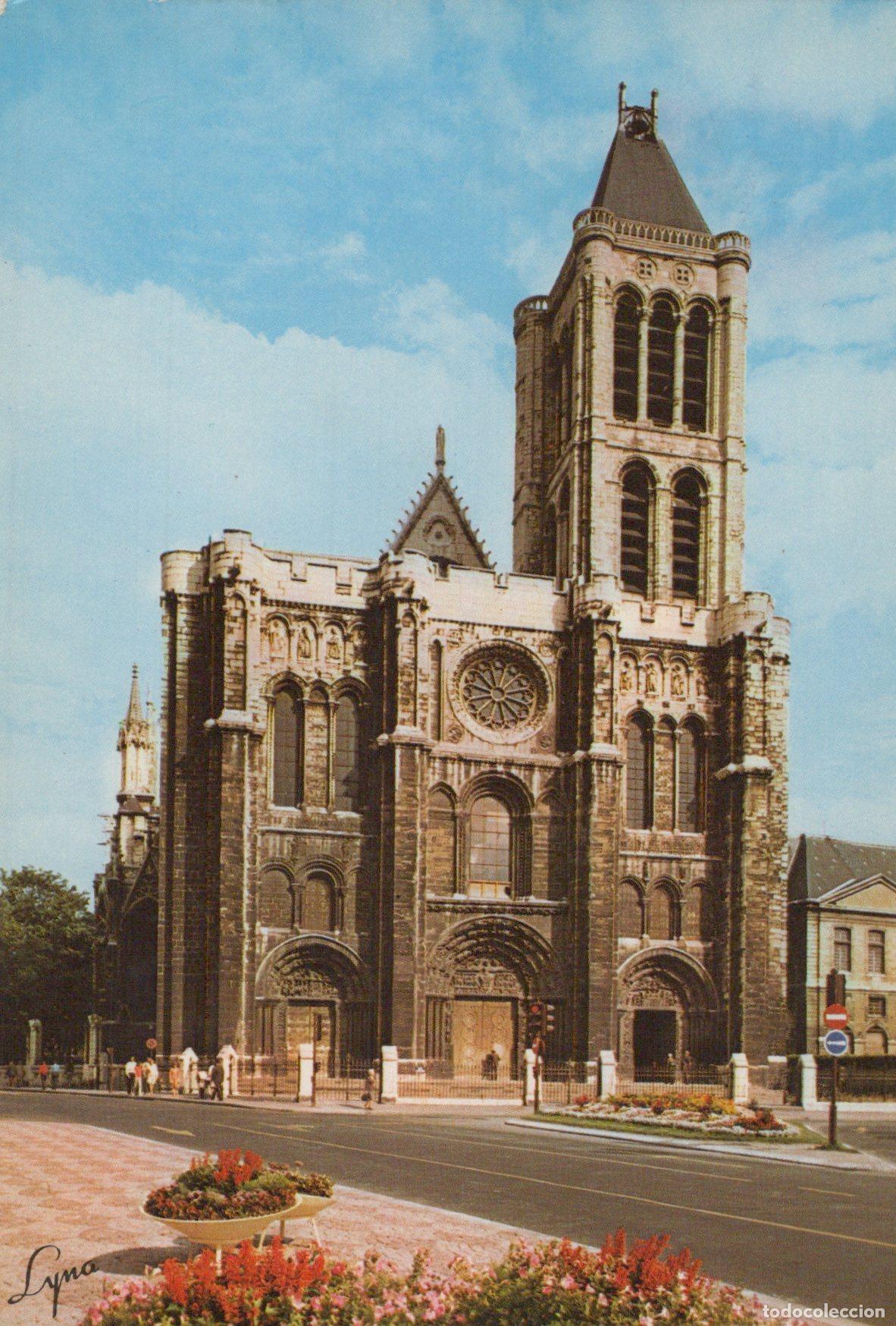 Postkarten: France Saint Denis Basilica Cathedral Gothic Architecture 1970s *YAR209