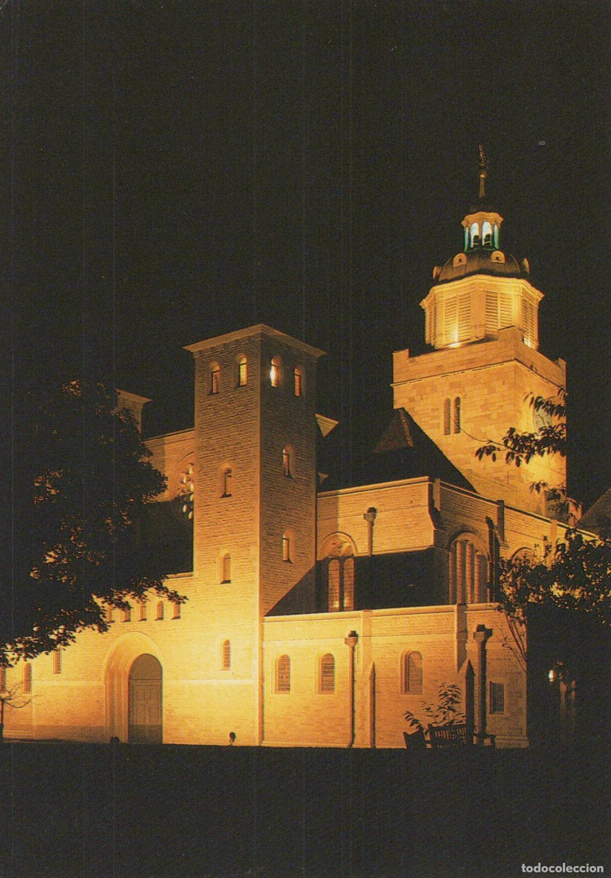 Postkarten: United Kingdom Portsmouth Cathedral At Night Showing the West Unposted *YAR216