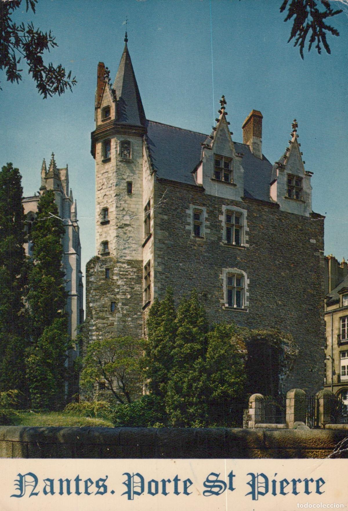 Postkarten: France Nantes Porte St Pierre Medieval City Gate Tower Architecture *YAR203