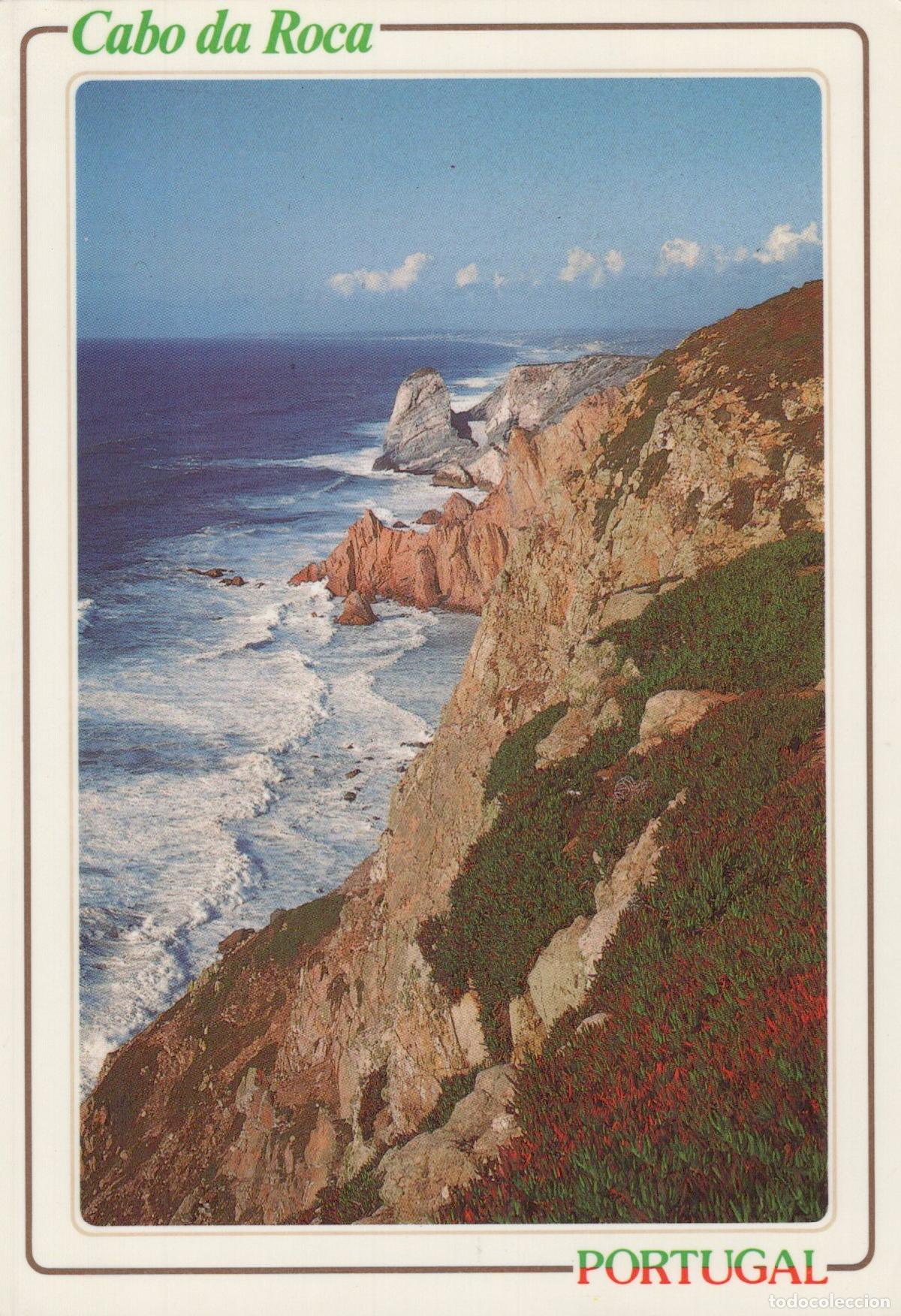 Postkarten: Portugal Sintra Cabo Da Roca Coastal Cliffs Ocean Waves Landscape *YAR218