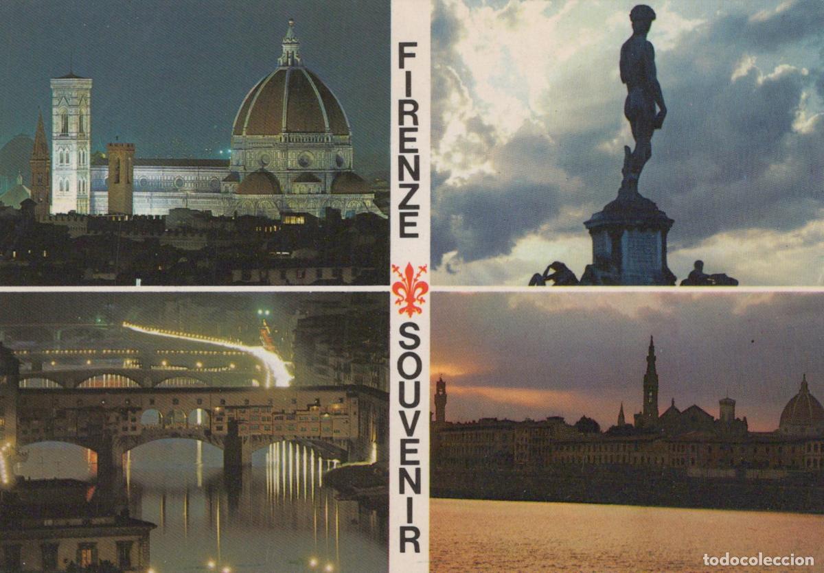 Cartes Postales: Italy Florence Duomo Ponte Vecchio David Statue Cityscape Unposted *YAR243