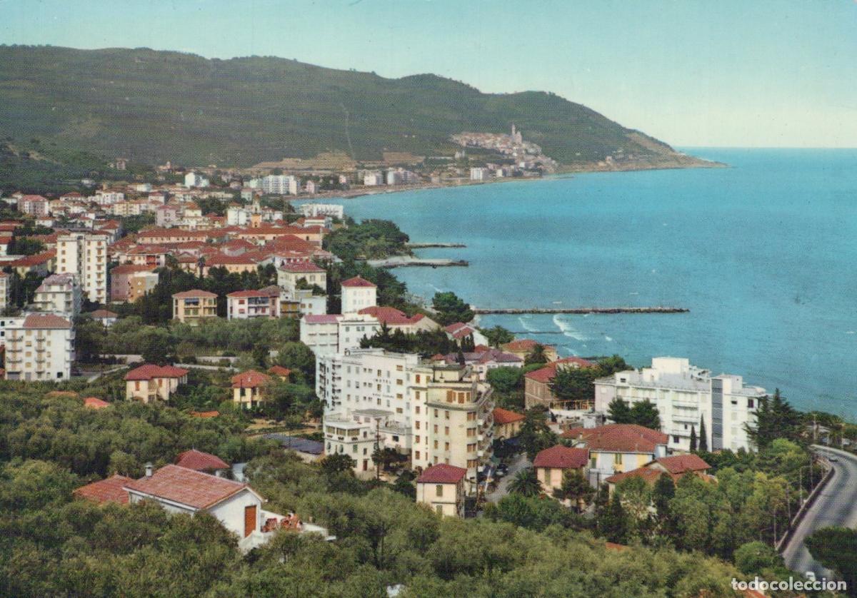 Cartes Postales: Italy Diano Marina Flower Riviera Coastal Town Panorama View Unposted *YAR258