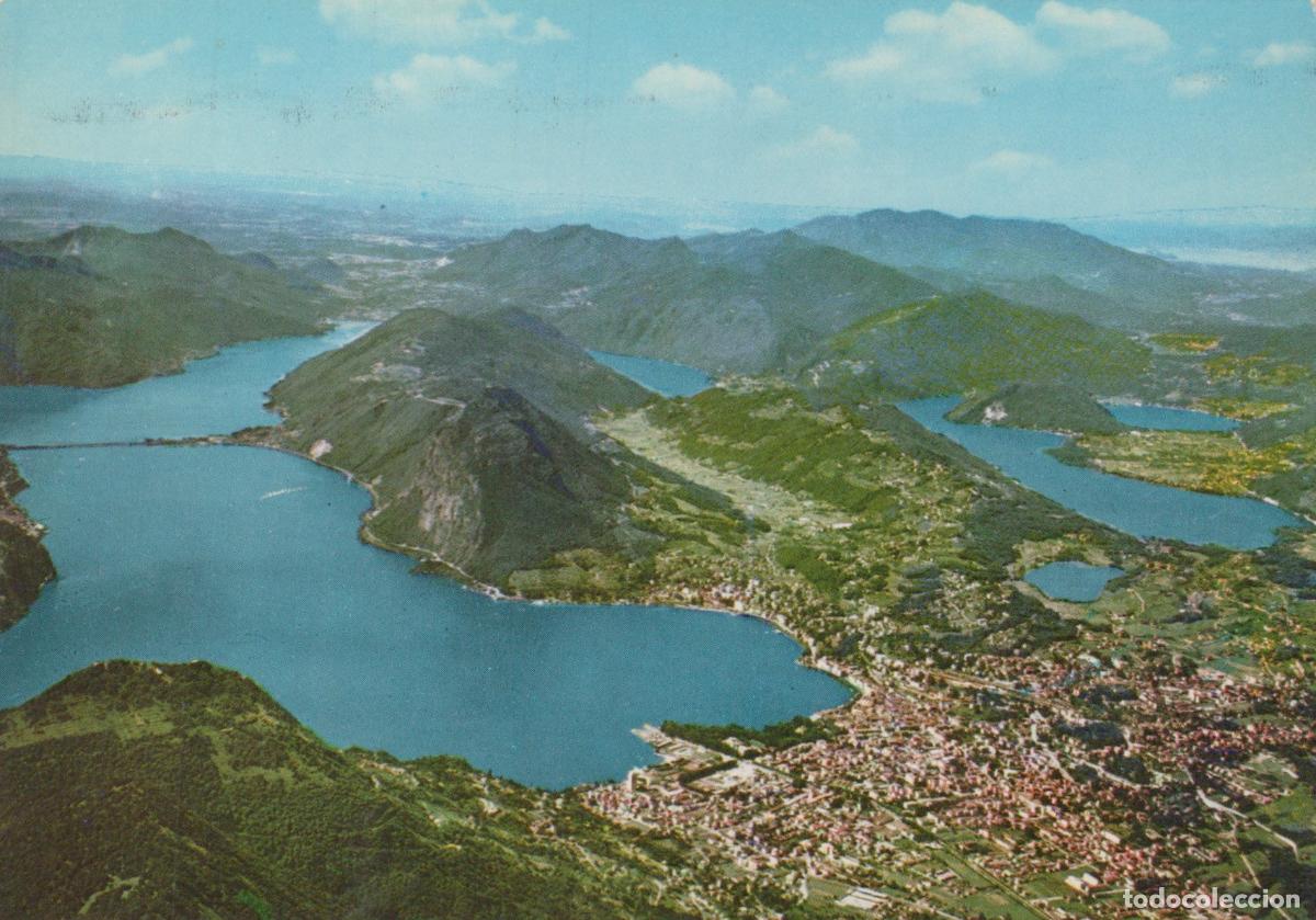 Cartes Postales: Switzerland Lugano And Surroundings Aerial View Lakes and Unposted *YAR269