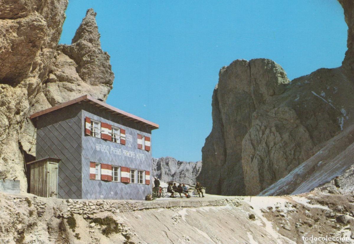 Postales: Italy Rosengarten Group Passo Principe Hut Mountain Refuge Unposted *YAR308