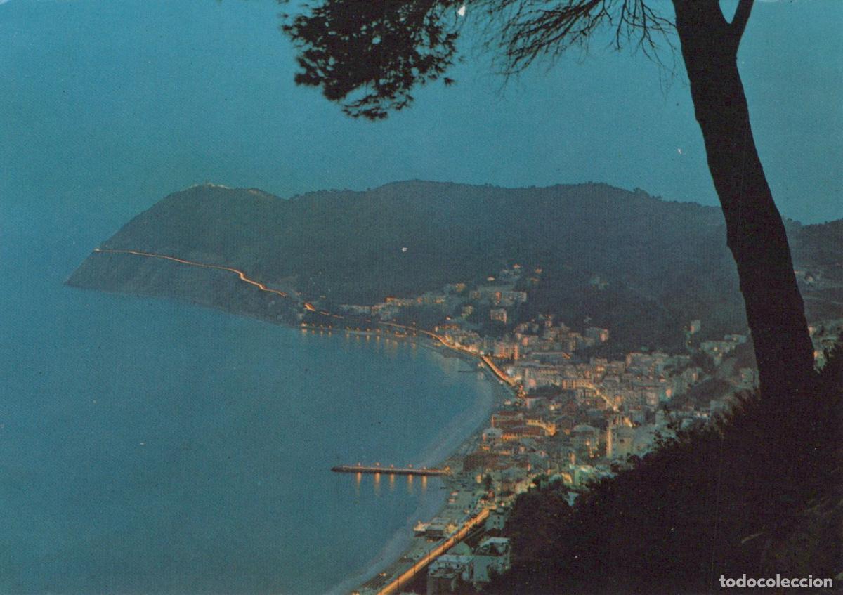 Postales: Italy Laigueglia Riviera Dei Fiori Coastal Town At Night Scenic Unposted *YAR313