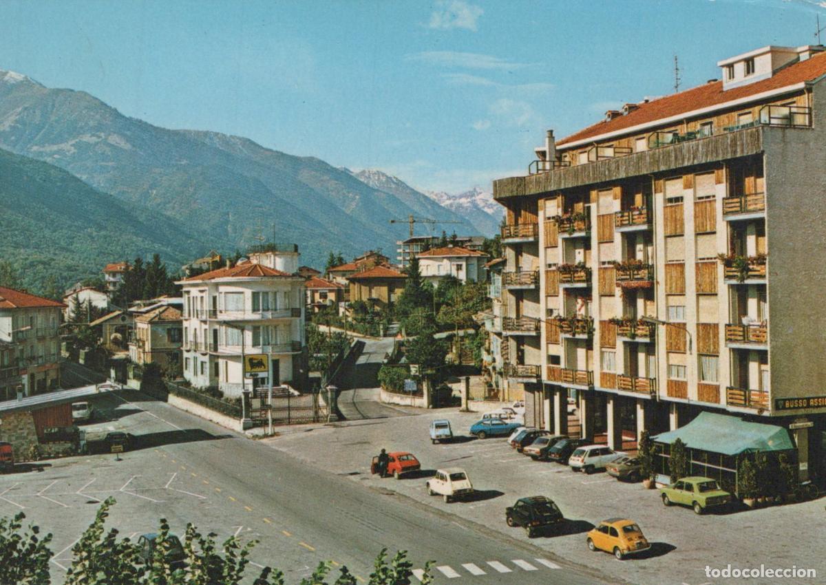 Postales: Italy Demonte M 780 Valle Stura Piazza R Spada Town View Unposted *YAR354